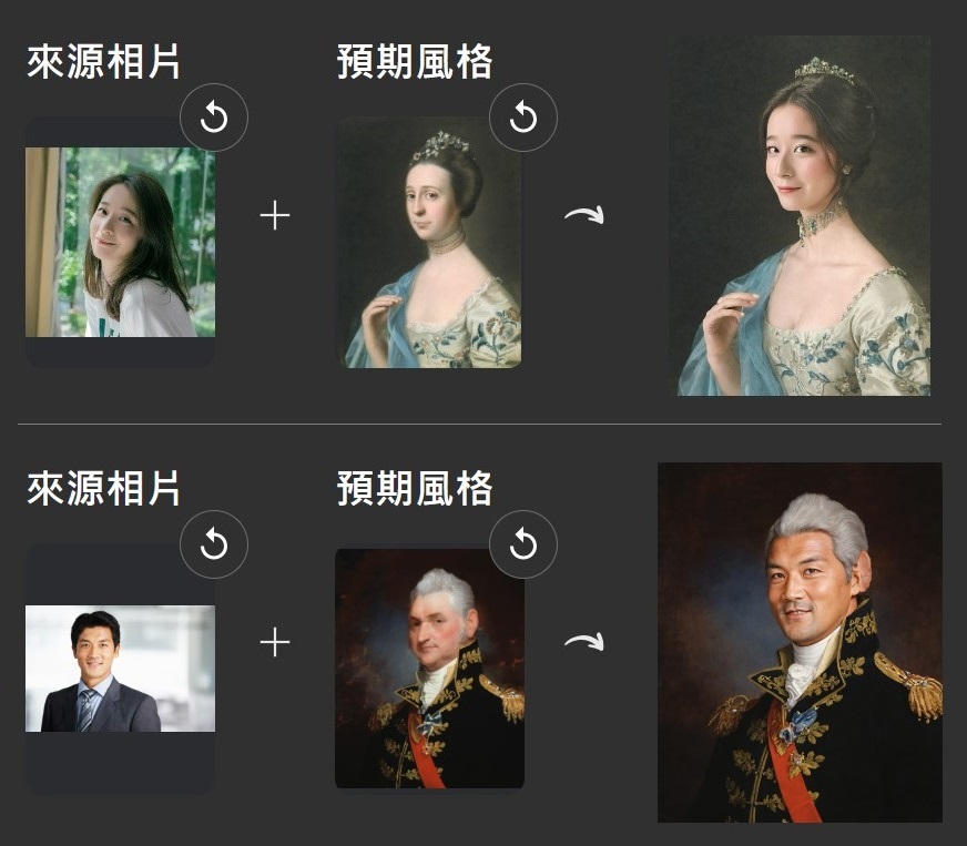 MyEdit AI換臉範例